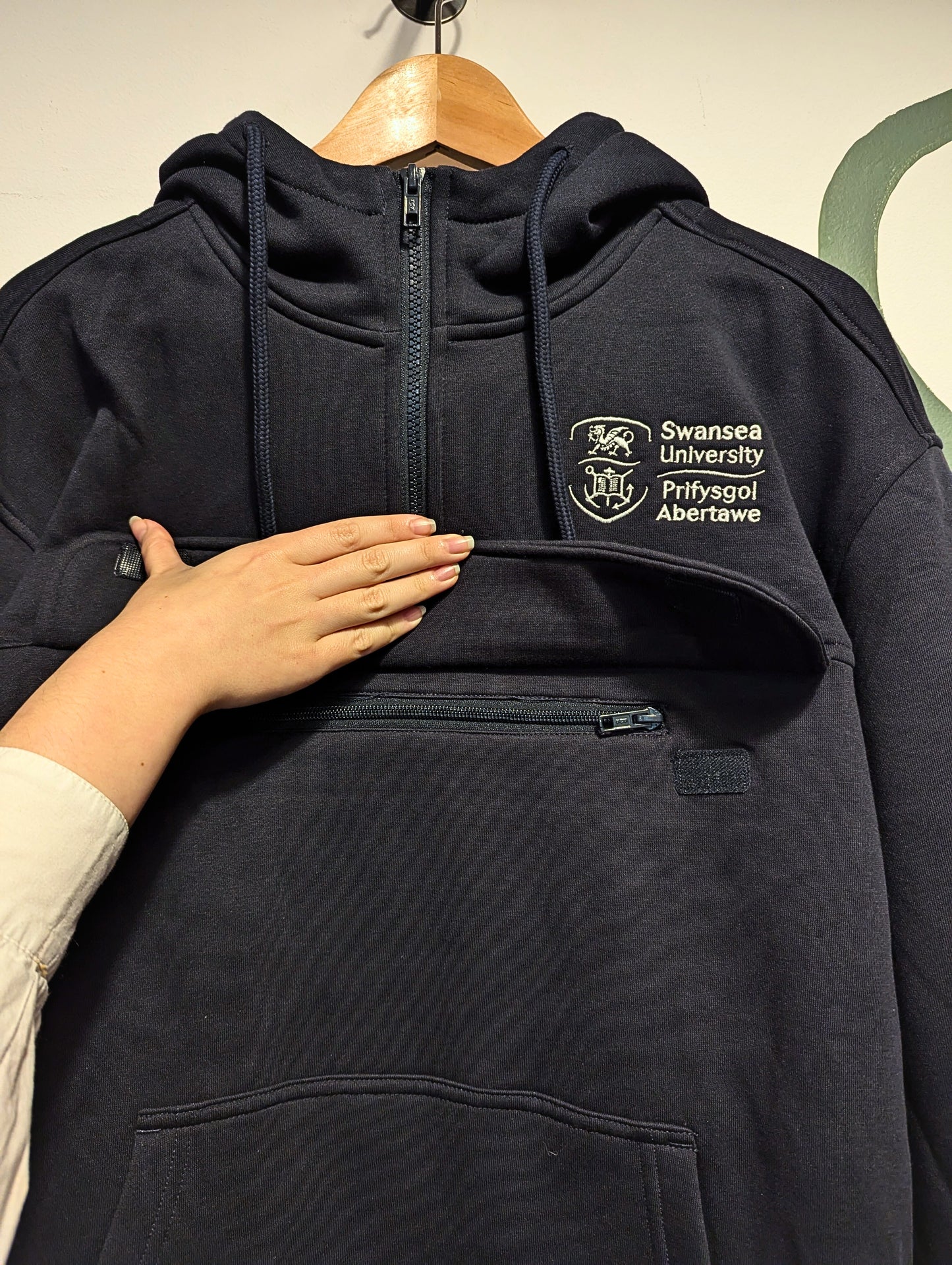 Swansea University Hoodie - Premium with Chest Pocket