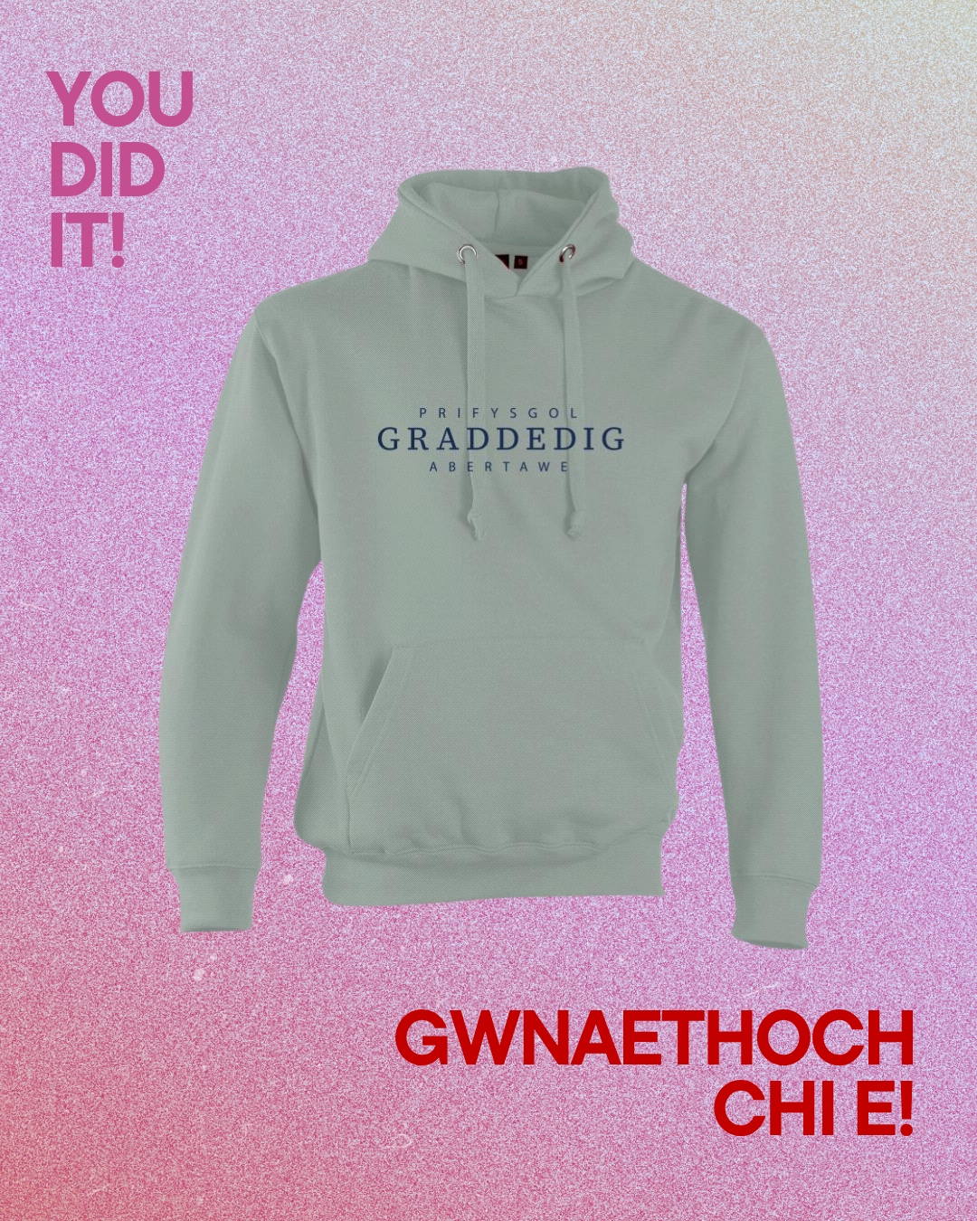 Prifysgol Abertawe Hoodie - Graddedig