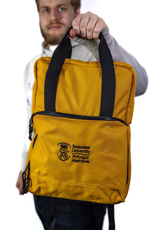 Swansea University Backpack - Yellow
