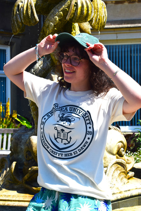 Swansea University Organic Motto T-Shirt