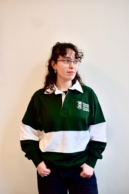 Swansea University Rugby Shirt - Retro Style with Embroidered Logo