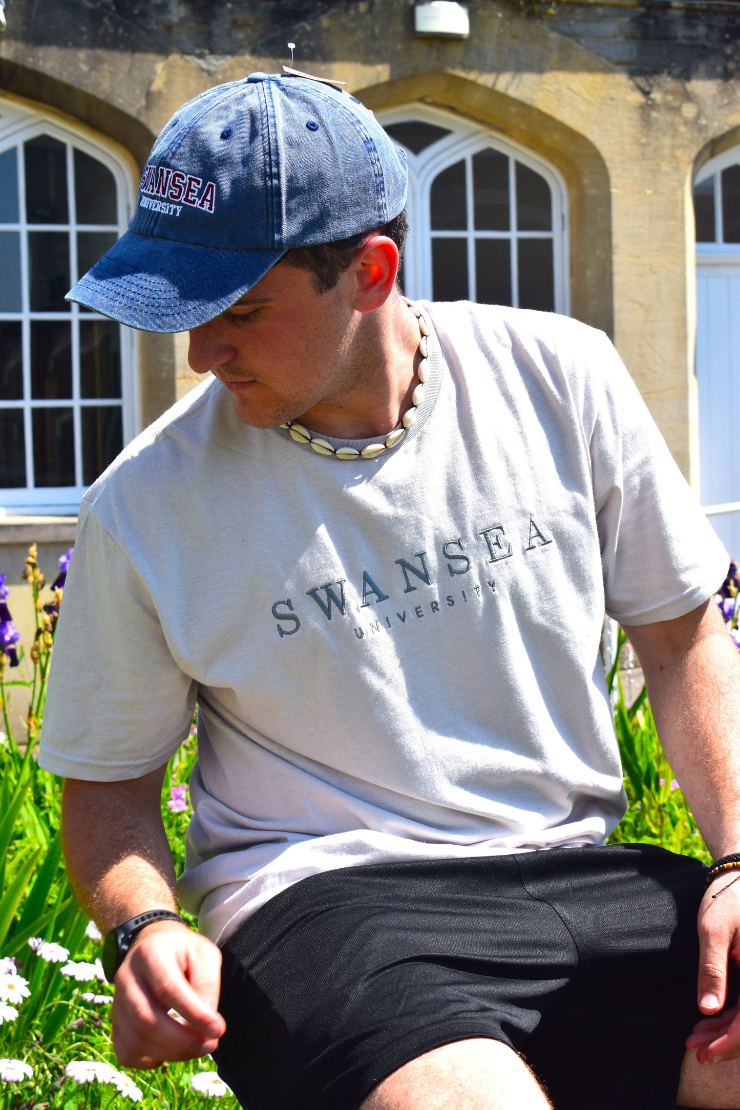 Swansea University Embroidered tee