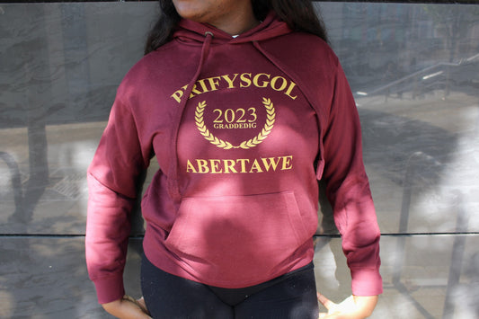 Prifysgol Abertawe Graddedig 2023 Hoodie & T-Shirt Bundle - Laurel