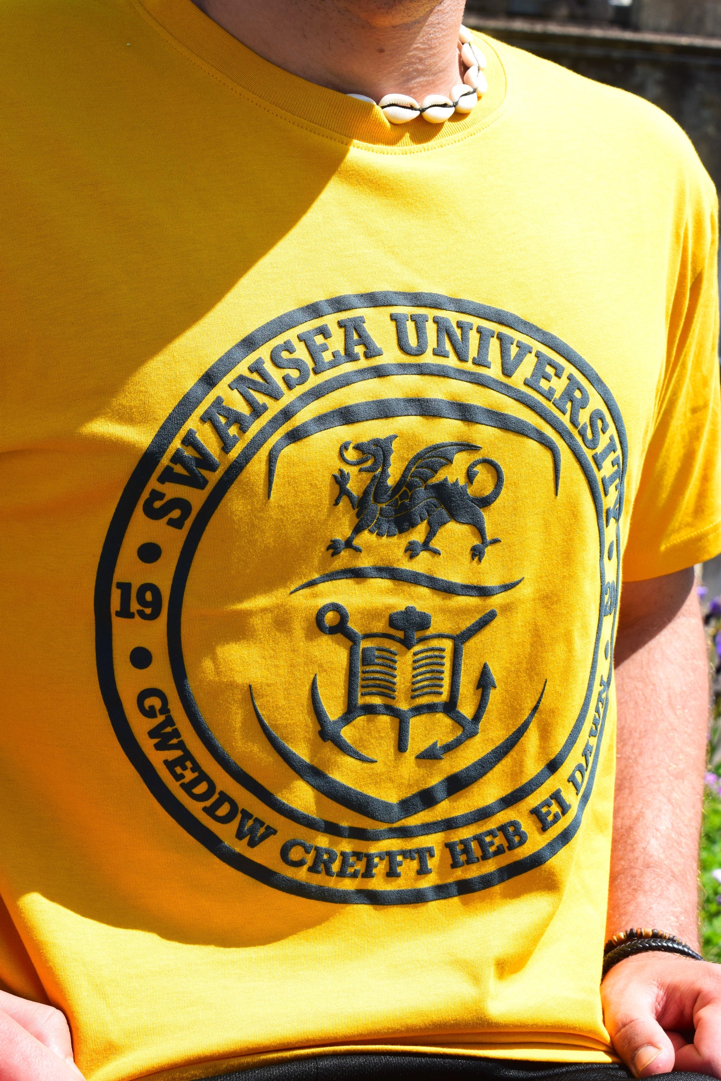 Swansea University Organic Motto T-Shirt